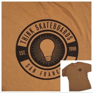think skateboards shirt